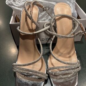 Silver sandals